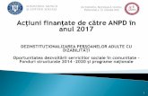 Odată cu ratificarea - anpd.gov.roanpd.gov.ro/web/wp-content/uploads/2017/03/Prezentare-finantari-ANPD... · Dreptul egal al tuturor persoanelor de a trăi în comunitate Posibilitatea