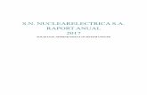 S.N. NUCLEARELECTRICA S.A. RAPORT ANUAL 2017 · unitati nucleare in Ungaria si pentru extinderea duratei de viata a unor reactoare din Belgia. Pentru Romania, anul 2017 a adus recunoasterea