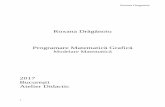 Roxana Drăgănoiu Programare Matematică Grafică3d.pub.ro/books/ModelareMatematica.pdf · DMA este o metoda de studiu/predare practica si atractiva a matematicii. Este o adaptare