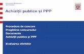 Achiziții publice și PPP - app.gov.md · Hessisches Ministerium der Finanzen Achiziții publice și PPP Evaluarea ofertelor 1. Începutul proiectului 2. Studiul economic de fezabilitate