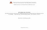 Publicații noi intrate în colecția Bibliotecii Științifice ... bibliografic 2012.pdf · Universitatea de Stat de Medicină şi Farmacie “Nicolae Testemiţanu” din Republica