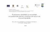 Evaluarea sănătății și securității ocupaționale pentru ...old.unitbv.ro/Portals/31/Burse doctorale/134378/Seminar/S-01-George Savii.pdf · Titlul proiectului: Burse doctorale