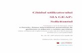 Ghidul utilizatorului SIA GEAP: Solicitantul solicitantului.pdf · Descriere Autor Versiune Data Schița inițială EN Olga Girdea 1.0 18 decembrie, 2017 ... Accesați "Cabinetul