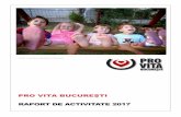 RAPORT DE ACTIVITATE 2017 - provitabucuresti.ro · sprijin psihologic prin participarea la ședințe individuale de psihoterapie precum și la întâlnirile „Grupului de sprijin