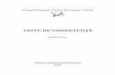 TESTE DE COMPETENŢĂ - mategl.commategl.com/Concurs azi/Teste de competenta 2018 - pentru site 30 aprilie 2018.pdf · Art. 14 Comisiile de la contestații sunt formate din profesori