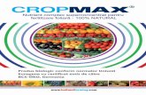hollandfarming.ro · Absorbtia suplimentarä a substantelor nutritive prin sistemul radicular 10 Cropmax - Mar-tor - albastru 18 10 PRODUS INOVATIV iN PLANTELOR . Actiunea Cropmax