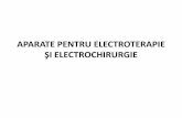 APARATE PENTRU ELECTROTERAPIE ŞI ELECTROCHIRURGIE fileElectrosomnul, electronarcoza şi electroanestezia • sunt alternative ^curate _ ~neinvazive, fără efecte secundare ale omoloagelor