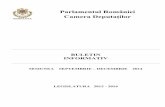Parlamentul României Camera Deputaţilor - cdep.ro · 2. Grupul parlamentar al Partidului Naţional Liberal . 3. Grupul parlamentar al Partidului Democrat Liberal . 4. Grupul parlamentar