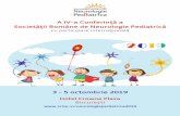 A IV-a Conferință a Societății Române de Neurologie Pediatricăsrnp.ro/wp-content/uploads/2019/04/Primul anunt_CONF_SRNP_2019.pdf · Vor fi abordate următoarele patologii: Accidentul