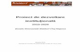 Proiect de dezvoltare - waldorfcluj.ro · Absenţa manualului unic contribuie la creşterea respectului faţă de cărţi şi la întărirea autorităţii profesorului, care are astfel