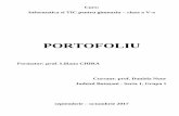PORTOFOLIU - informaticainscoli.roinformaticainscoli.ro/lib/exe/fetch.php?media=nour_daniela_portofoliu.pdf · NOUR DANIELA Informatică și TIC pentru gimnaziu – clasa a V-a Seria