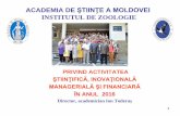 ACADEMIA DE ŞTIINŢE A MOLDOVEI - zoology.asm.mdzoology.asm.md/uploades/File/Raport activitatea stiintifica/Raport... · Contracte economice 4 76,6 Total proiecte, granturi, contracte