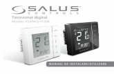 Termostat digital - Salus Controls Romania Testare OR + 5 SECUNDE + + 5 SECUNDE 5 SECUNDE + OR Manual