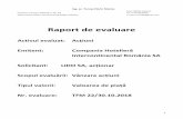 Raport de evaluare - lidosa.rolidosa.ro/images/19/01/Raport_de_evaluare_CHIR_SA_actualizat_AGEA_11... · onform Memorandumului de prezentare pentru admiterea acțiunilor pe piața