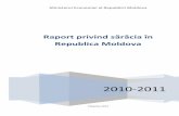 Raport privind sărăcia în Republica Moldova - mei.gov.md · Moldova cu alte ţări din regiune, ţările UE, SI etc. În baza constatărilor efectuate, raportul conţine recomandări