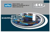 Sărbătorind 40 de ani de experienţ - wmw.ro · Introducere Dragi parteneri de afaceri, WORLD MACHINERY WORKS produce o varietate de masini unelte conventionale si CNC, inclusiv
