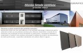 Montaj fațade ventilate - media.cylex.ro · Rezistenta la radiatiile ultraviolete si stabilitatea culorilor sunt foarte ridicate corespunzand pe scala de gri internationala ( ISO
