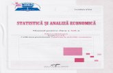 Statistica si analiza economica - Clasa a 12-a si analiza economica... · 1.1. Datele elementare - obieet de studiu al statistieii gi al analizei economiee A intreprinde gi a conduce