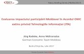 Evaluarea impactului participării Moldovei în Acordul OMC ... · German Economic Team 2Moldova 1. Acordul privind tehnologia informației (ITA) 2. Regimul actual comercial pentru