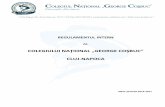 REGULAMENTUL INTERN - gcosbuc.ro · regulamentul intern al colegiului naŢional „george coŞbuc” cluj-napoca anul Școlar 2016-2017