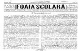 Anul III. Oradea, Februarie 1927. No. 2. FOAIA ŞCOLARĂ · în „cântecul lebedei" şi în alte scrieri ale sale şia adunat principiile sale, isvorîte din lunga sa experienţă,