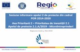 Sesiune informare apelul 2 de proiecte din cadrul POR 2014 ...regio-adrcentru.ro/wp-content/uploads/2019/05/Prezentare-Ghid-2.1-A-apel-2.pdf · proiectare şi asistenţă tehnică”,