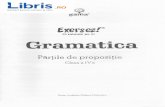Gramatica: Partile de propozitie. Clasa 4 Partile de propozitie. Clasa 4.pdf · Predicatul verbal exprimat prin verbul ,,a li" 1. Subliniazd predicatele verbale exprimate prin verbul