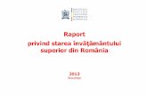 Raport - edu.ro™iere/Minister/2016... · (indicatori de intrare), analiza a fost realizată având ca reper anul universitar 2011/2012. Pentru indicatorii care utilizează Pentru