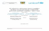 Evaluarea eficienţei intervenţiilor incluse în programele ... · Raport final 1 Evaluarea eficienţei intervenţiilor incluse în programele naţionale privind nutriţia copiilor