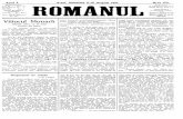 Anul I. Arad, Sâmbătă 6 19 August 1911. Nrul 172. ROMANUL · Pag. 2. ROMÂNUL Nr. 172—1911. pului binecuvântat, unde se coc roadele de aur bogate. Totuş momentul extraodinar