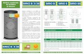 Boilere combinate SIRIO B S SS SIRIO B SIRIO S SIRIO SS de ...boileretermice.ro/website/uploads/2018/02/Fisa_tehnica_SIRIO_IBIdrotermica.pdf · Interiorul rezervorului este nefinisat,