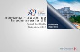 România - 10 ani de la aderarea la UE - ec.europa.eu · Ponderare pentru a reprezenta populația cu vârsta peste 18 ani: Datele au fost ponderate după ultimul recensământ pe