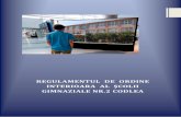 REGULAMENTUL DE ORDINE INTERIOARA AL ȘCOLIIscoala2codlea.ro/wp-content/uploads/2012/12/ROI.pdf · 1 | P a g e Nr. 125/23.01.2018 REGULAMENTUL DE ORDINE INTERIOARA *Modificat prin