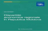 Disparit i economice regionale în Republica Moldovaviitorul.org/files/Disparit%C4%83%C5%A3i%20economice%C2%A0regionale%20... · Prin urmare, cadrul de implementare a politicii regionale