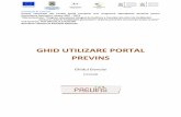 GHID UTILIZARE PORTAL PREVINS - P45 - Prima paginăprevins.software-educational.ro/previns/templates/Ghid_Utilizare... · Portalul este organizat pe următoarele zone: 1. Meniul aplicaţiei
