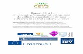Raport O3-A4 Ghid pentru formatori si ... - ceys-project.eu · The project CREATIVITY IN EARLY YEARS SCIENCE EDUCATION has received funding from the European Union Erasmus+ 2 Programme