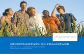 OOPPOORRTTUUNNIITTAATTEE DDEE FFIINNAANNȚȚAARREE file1 INTRODUCERE Măsura 1.1.2. „Instalarea tinerilor fermieri” se încadrează în Axa I – „Creşterea competitivităţii