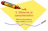 1. Obiecte si caracteristici - Departamentul de Matematicămath.ucv.ro/~gorunescu/courses/en/curs/1. Obiecte si caracteristici.pdf · 1. Obiecte si caracteristici 1. Obiecte si caracteristici