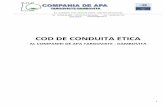COD DE CONDUITA ETICA - catd.ro · Buna reputatie in exterior favorizeaza investitiile actionarilor, loialitatea clientilor, atragerea celor mai bune resurse umane, linistea furnizorilor