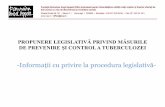 PROPUNERE LEGISLATIVĂ PRIVIND MĂSURILE DE ... - raa.ro · Legea lasă deschise posibilități de malpraxis Obs: În România, ConvențiaONU pentru Drepturile Omului, Constituțiași