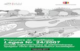 Propunere de modiﬁcare Leg Nr. 24 2007 - asop.org.ro · pentru îmbunătățirea calității vieții în mediul urban din România, proiect co-ﬁnanțat printr-un grant din partea