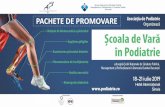 PACHETE DE PROMOVARE - podiatrie.ro · PACHETE DE PROMOVARE 2019 * Toate contractele se încheiere direct cu Asociația de Podiatrie 10 PARTENER PRINCIPAL 15.000 euro PARTENER AUR