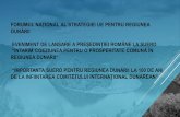 FORUMUL NAȚIONAL AL STRATEGIEI UE PENTRU REGIUNEA …suerd.gov.ro/ro/wp-content/uploads/sites/3/2018/11/Prezentare-C.Sirbu_1.pdf · strategie il va consolida. Ea sustine cresterea