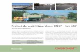 Proiect de reabilitare drum DN17 - lot 4R7 · Proiect de reabilitare drum DN17 - lot 4R7 32,1 km drum naţional nou Geiger, în asociere cu un partener german, a desfășurat lucrări