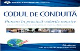 CODUL De CONDUITĂ - colgate.com · codul de conduită este revizuit, actualizat şi republicat periodic, în scopul asigurării relevanţei şi anvergurii acestuia. Evenimentele