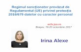 De la directivă la regulament în reglementarea, la nivelul ... PDF/Irina_Alexe.pdf · dintre cei care fac parte din categoriile prevăzute de regulament, dar şi a recomandării