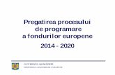 Pregatirea procesului de programare a fondurilor europeneugir.ro/wp-content/uploads/2012/08/actiuni-Programare-2014-2020.pdf · Orientari metodologice (1) ... Educatie Ocupare si