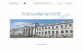 Codul de asigurare a calităţii în Universitatea din Craiova · 8.2 Proiectarea, planificarea şi derularea programelor de studiu/educaţionale 32 8.2.1 Proiectarea programelor