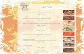 El Greco Mediterraneo.pdf16. SAL-ATE Salata Tzatziki castravete, iaurt, usturoi, busuioc, sare. 150 gr.- 15,00 lei Salata Egeana orez, ceapa rosie, castravete, telemea vaca, ulei masline,