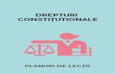 DREPTURI CONSTITUTIONALE, - cdom.rau.rocdom.rau.ro/download/Biblioteca/Planuri de lectie_final.pdf · persoanei şi nici dreptul la propria imagine. (7) Sunt interzise de lege defăimarea